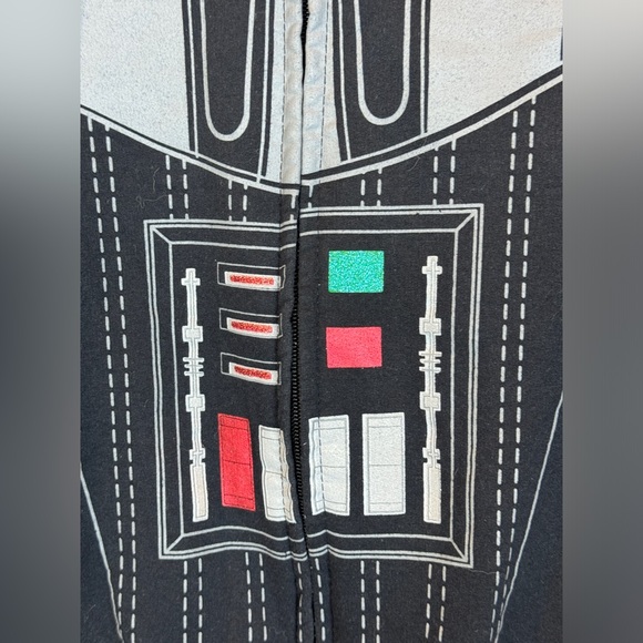 Boys Star Wars Darth Vader Hooded Jacket- Sz Large - Picture 4 of 10